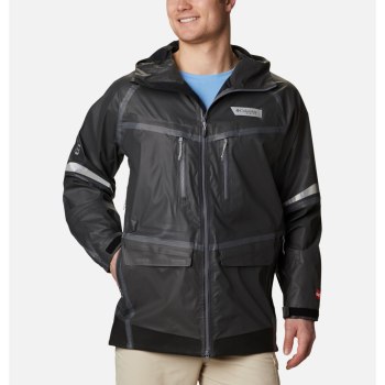 Columbia PFG Force XII OutDry Extreme, Chamarras Grises Oscuro Para Hombre | 687902-NJO